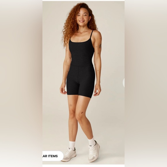 Beyond Yoga Pants - Beyond Yoga Spacedye Keep Pace Biker Jumpsuit, size XS. New with tags NWT, black